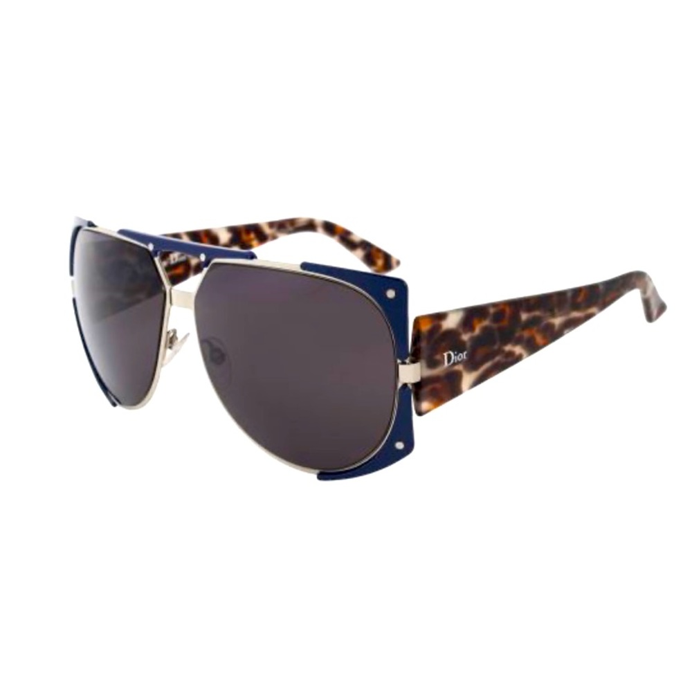 Christian Dior Enigmatic Sunglasses “blue palladium” tortoise acetate